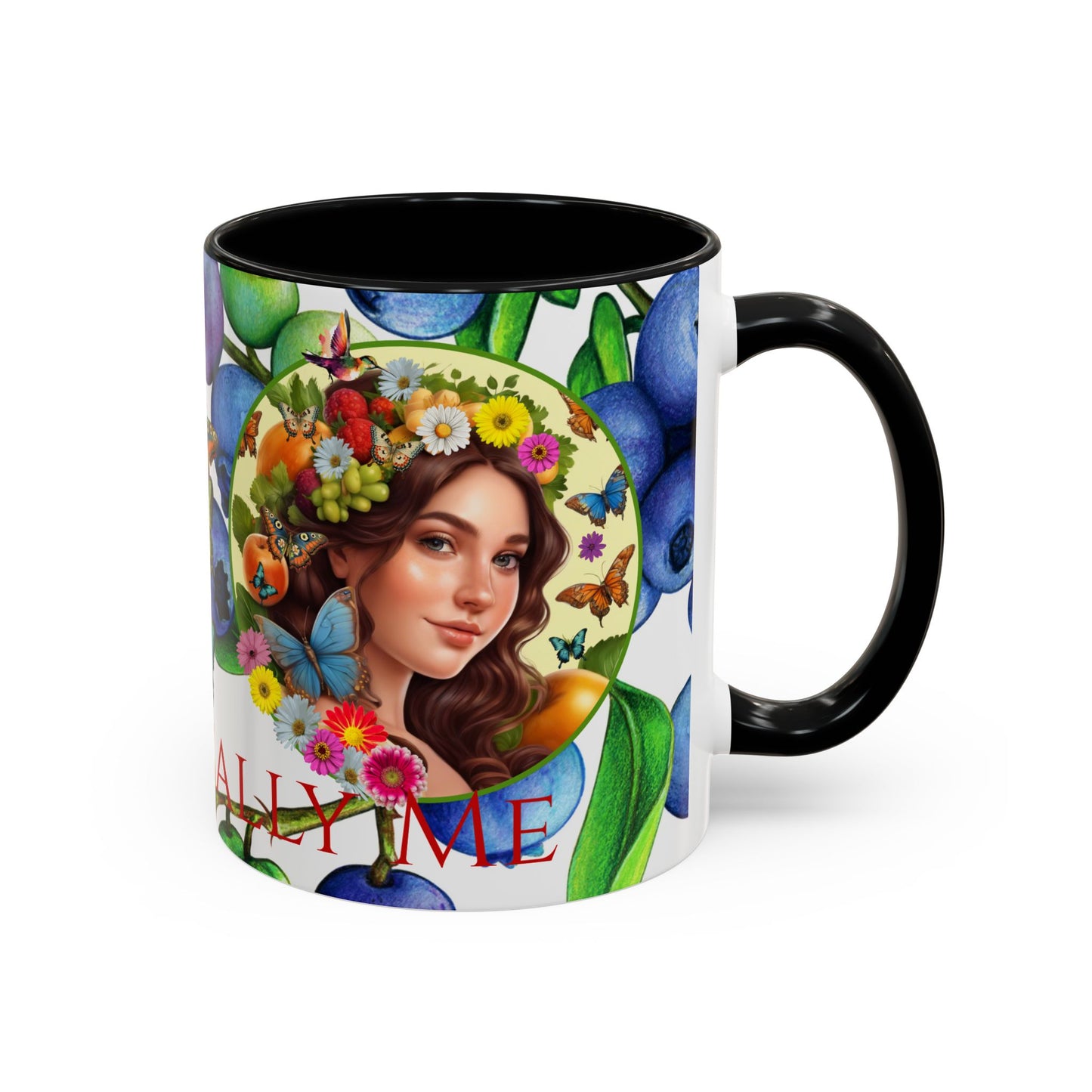 Organically Me Blueberry Bella Plant2 Garden Vegan Ceramic Plant Mug with (11oz) 8 Color Combos