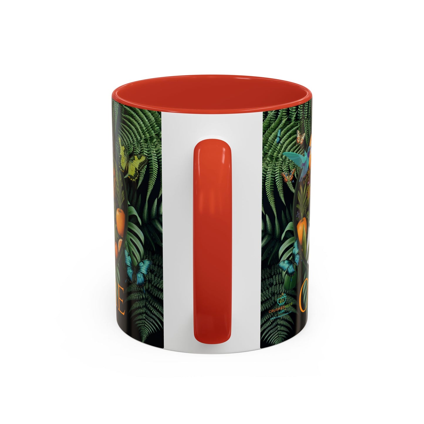 100% Organic A Fern Monstera Plant Garden Vegan Ceramic Plant Mug with Black woman (11oz) 8 Color Combos
