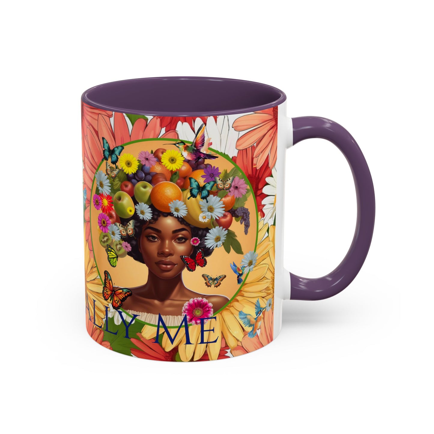 Organically Me Gerber Joy3 Plant Garden Vegan Ceramic Plant Mug with Woman (11oz) 8 Color Combos
