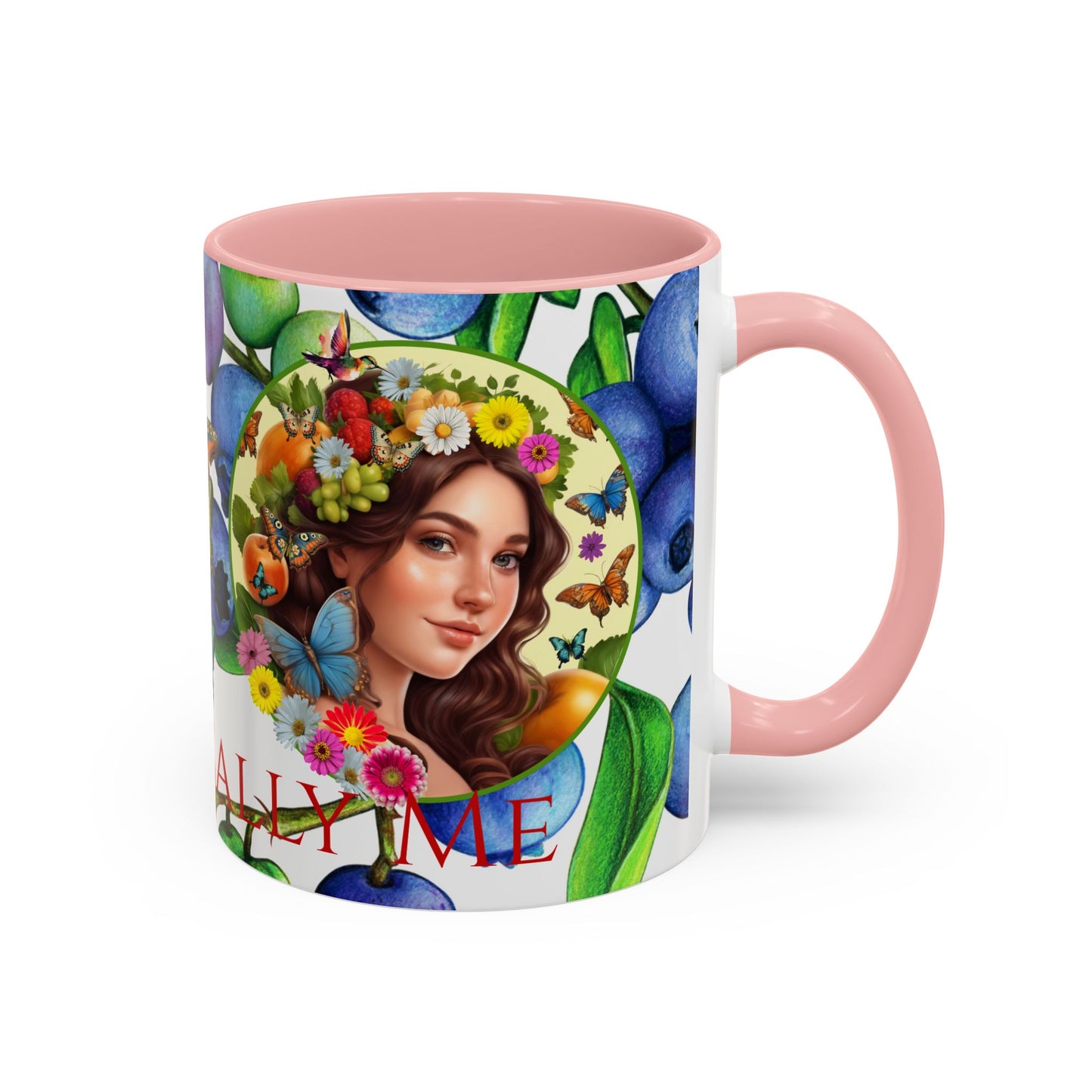 Organically Me Blueberry Bella Plant2 Garden Vegan Ceramic Plant Mug with (11oz) 8 Color Combos