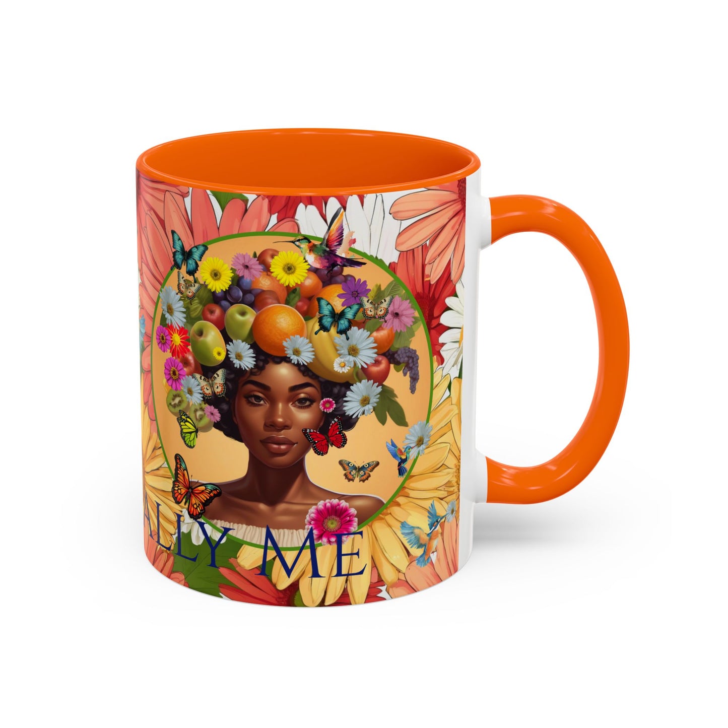 Organically Me Gerber Joy3 Plant Garden Vegan Ceramic Plant Mug with Woman (11oz) 8 Color Combos