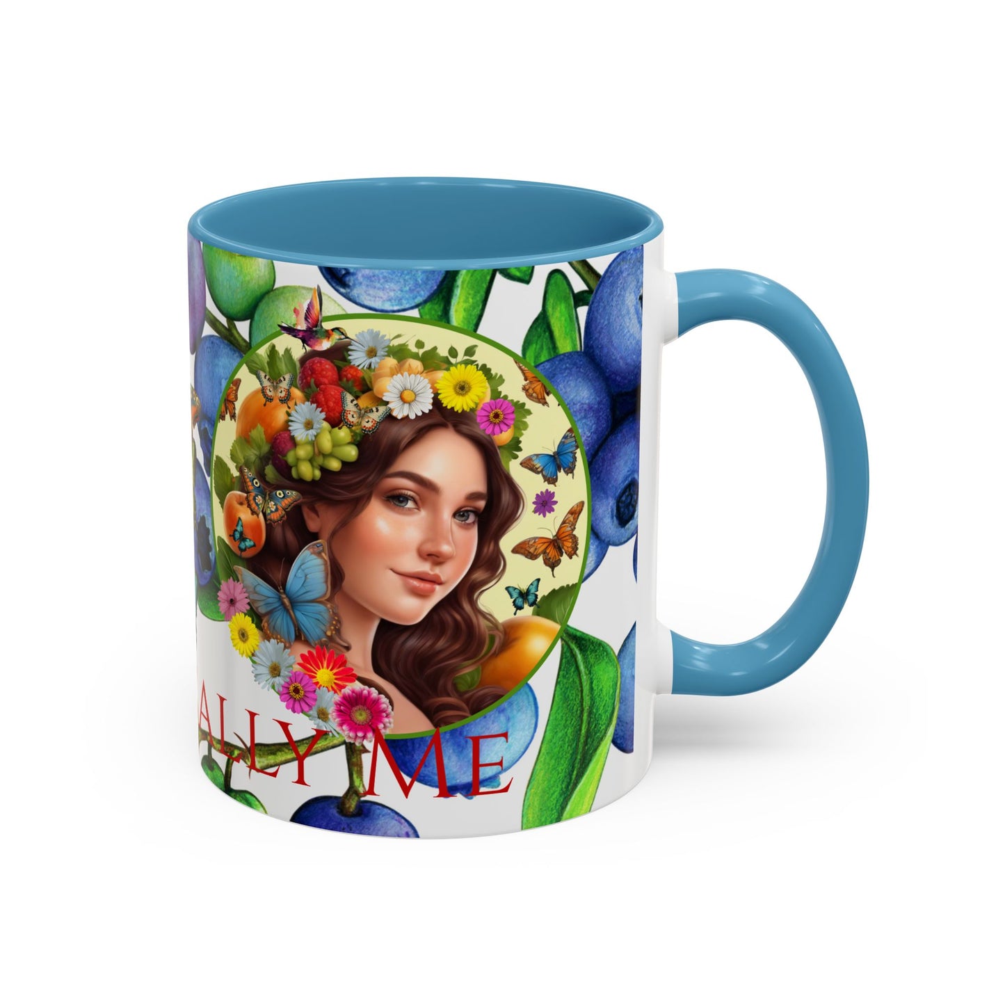 Organically Me Blueberry Bella Plant2 Garden Vegan Ceramic Plant Mug with (11oz) 8 Color Combos
