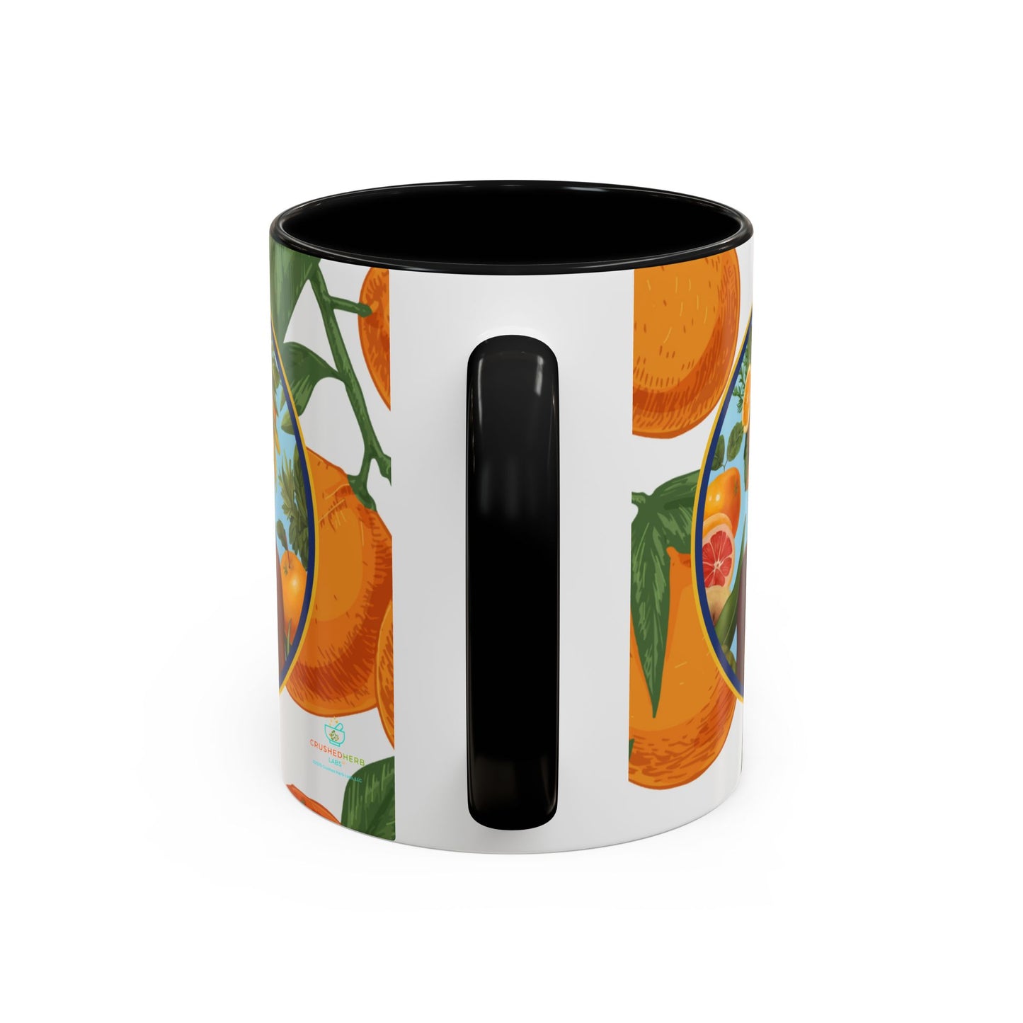 100% Organic Orange Plant Garden Vegan Ceramic Plant Mug with Black woman (11oz) 8 Color Combos