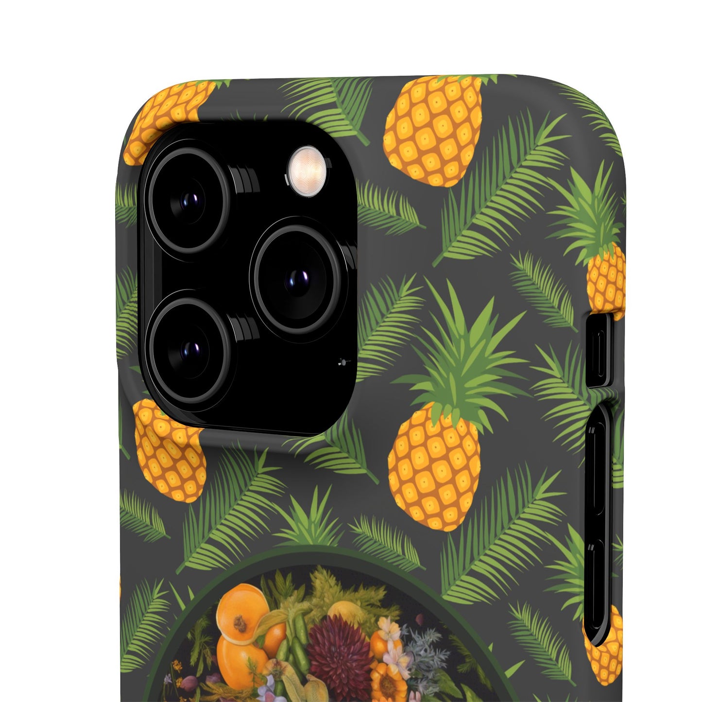 Organically Me A Pineapple Plant Garden Snap Case with Black Woman
