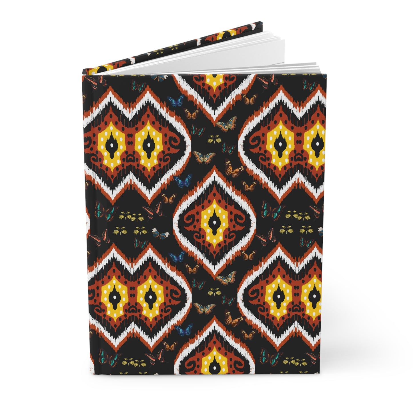 Organically Me A Tribal Butterfly3 Plant Garden & Vegan Hardcover Journal, Matte 150 pages, May be PERSONALIZED