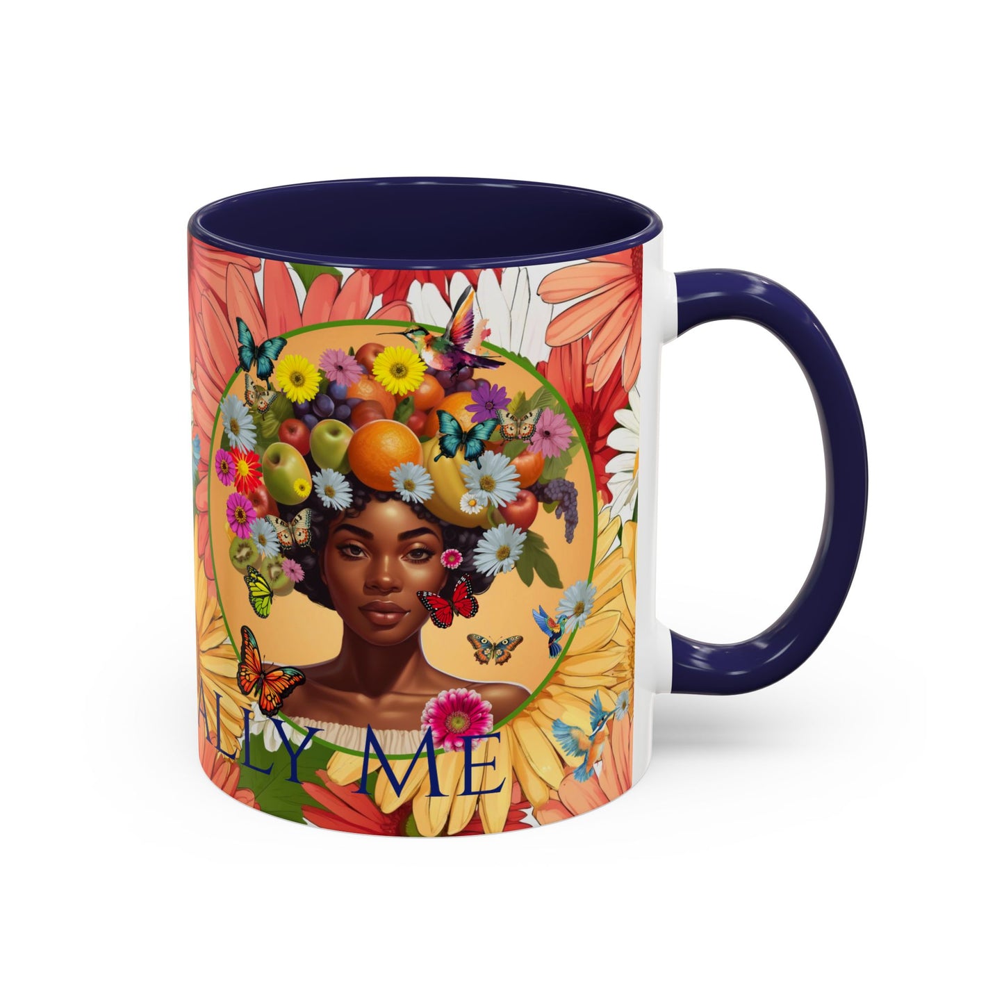Organically Me Gerber Joy3 Plant Garden Vegan Ceramic Plant Mug with Woman (11oz) 8 Color Combos