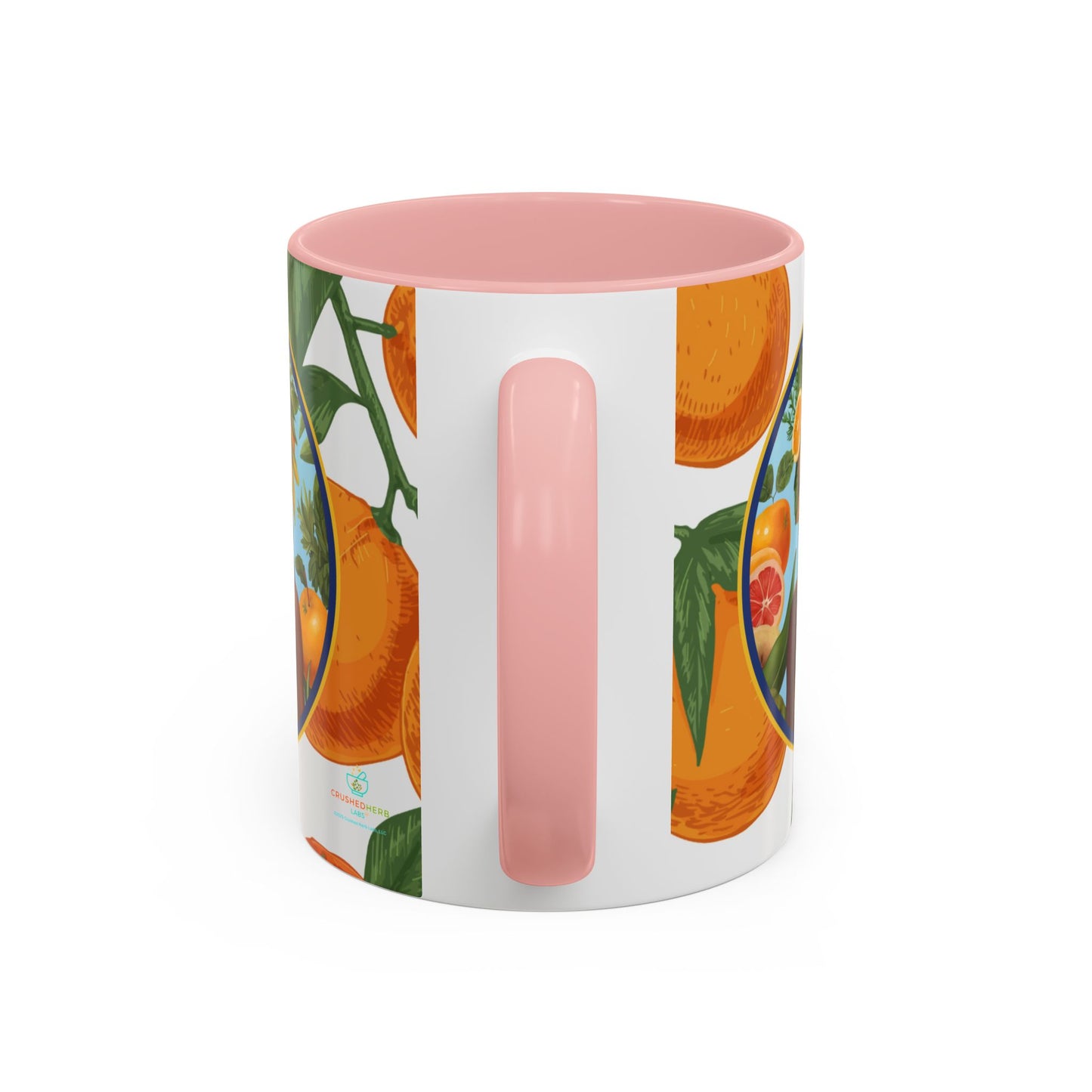 100% Organic Orange Plant Garden Vegan Ceramic Plant Mug with Black woman (11oz) 8 Color Combos