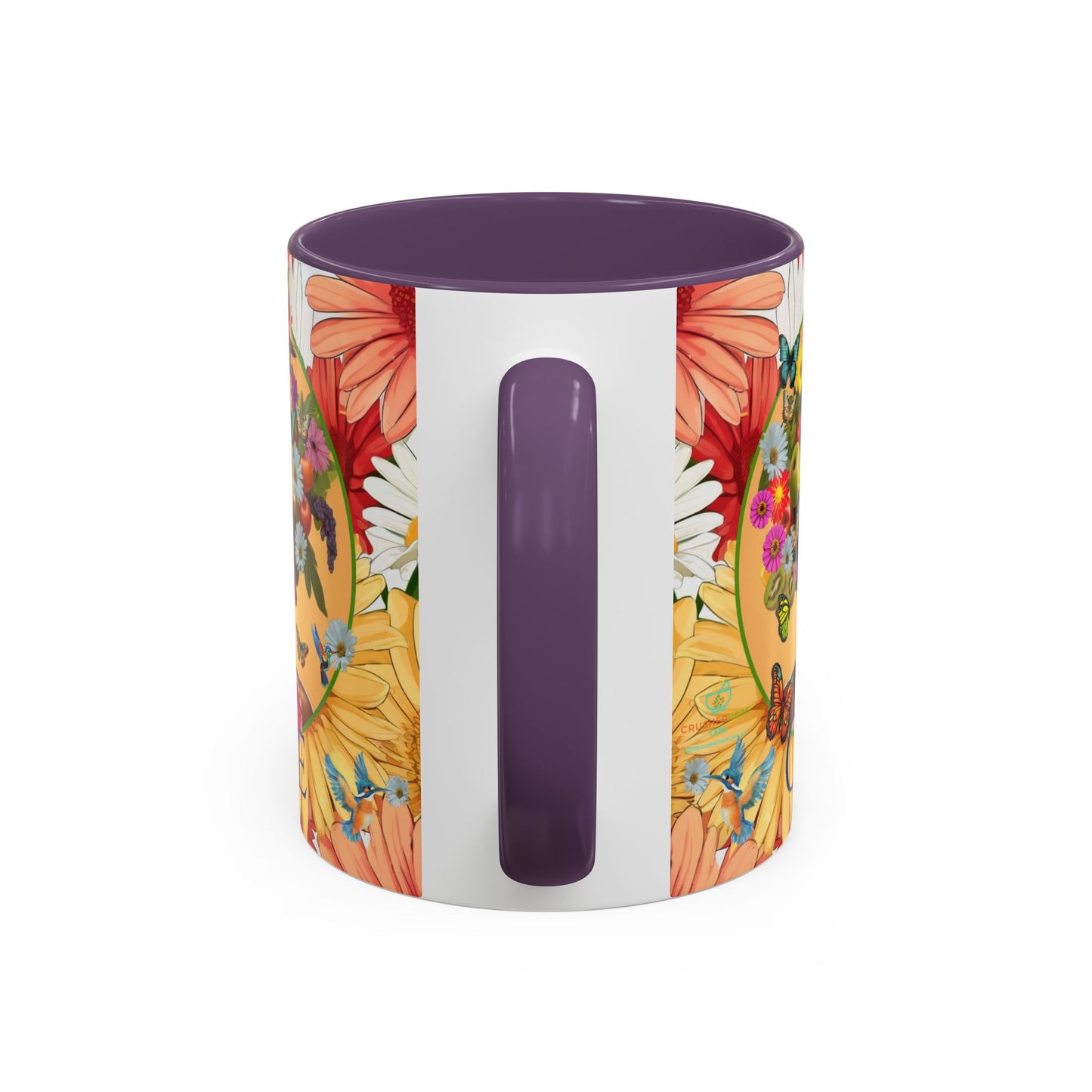 Organically Me Gerber Joy3 Plant Garden Vegan Ceramic Plant Mug with Woman (11oz) 8 Color Combos