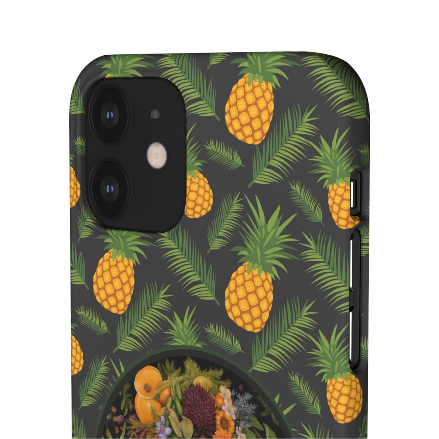 Organically Me A Pineapple Plant Garden Snap Case with Black Woman