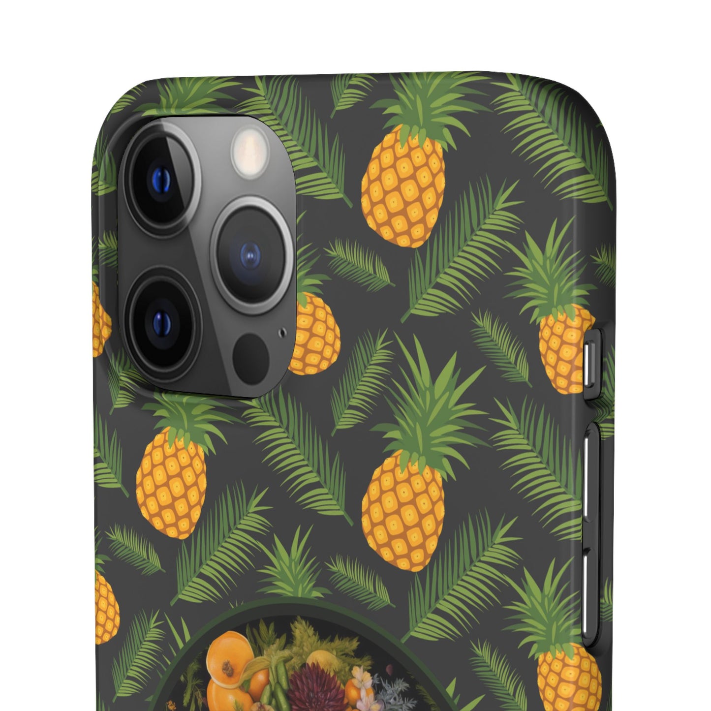 Organically Me A Pineapple Plant Garden Snap Case with Black Woman