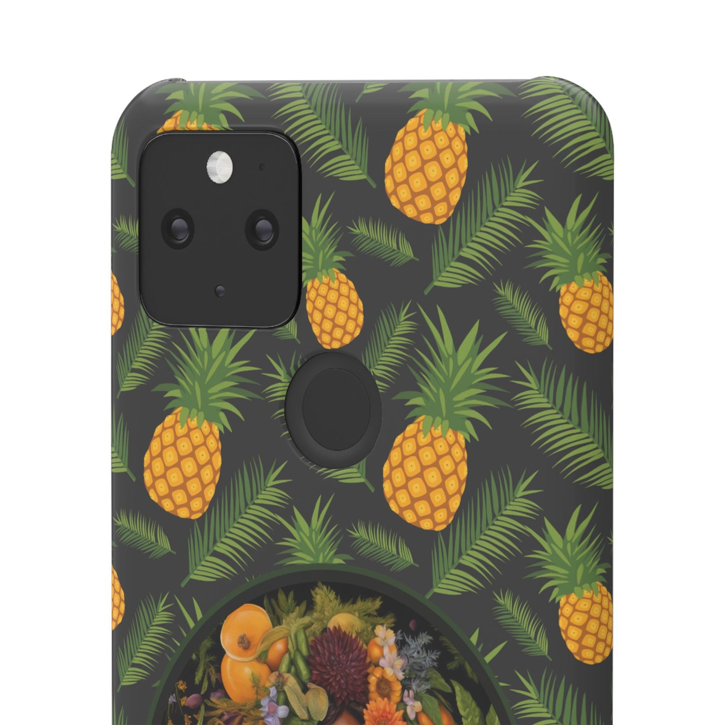 Organically Me A Pineapple Plant Garden Snap Case with Black Woman