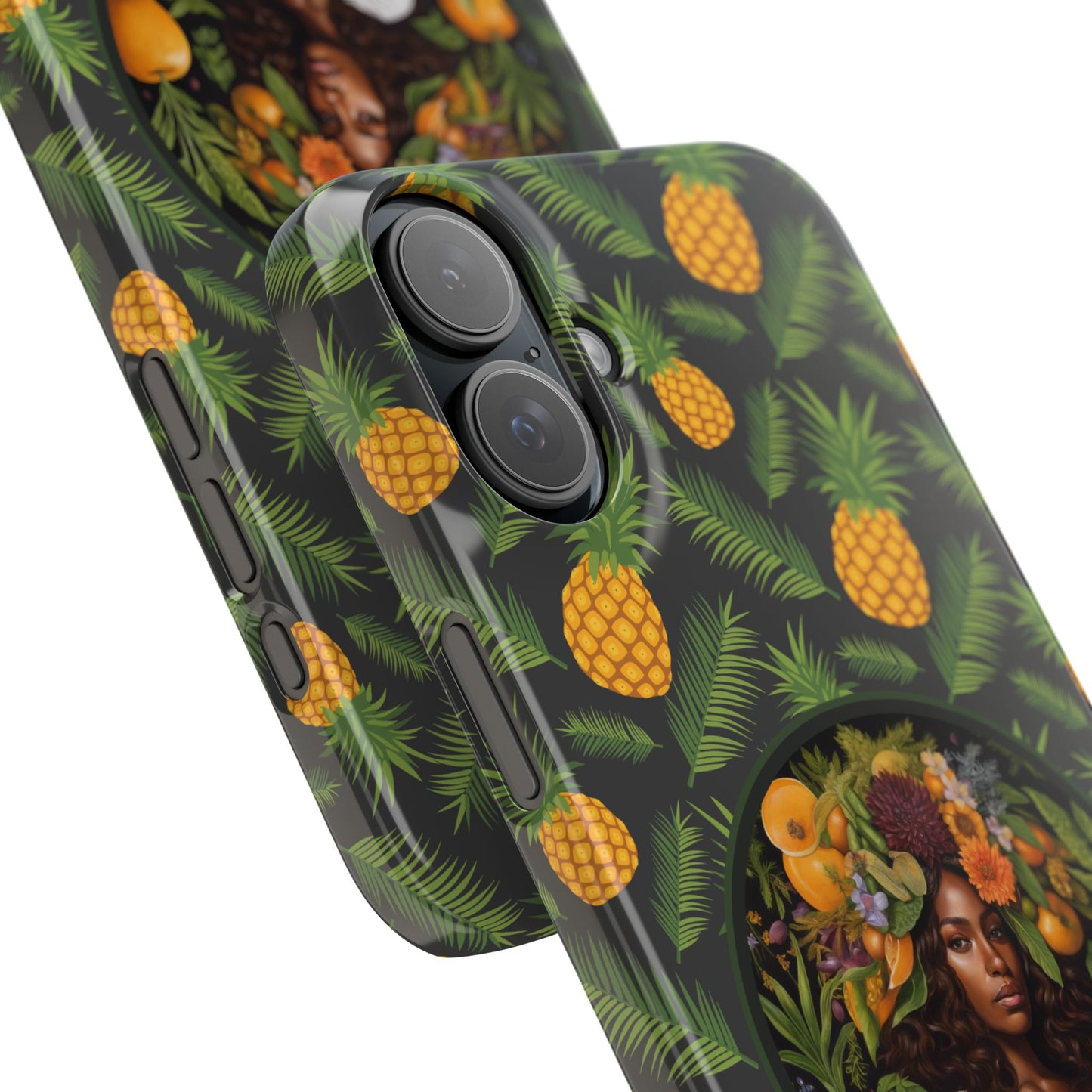 Organically Me A Pineapple Plant Garden Snap Case with Black Woman