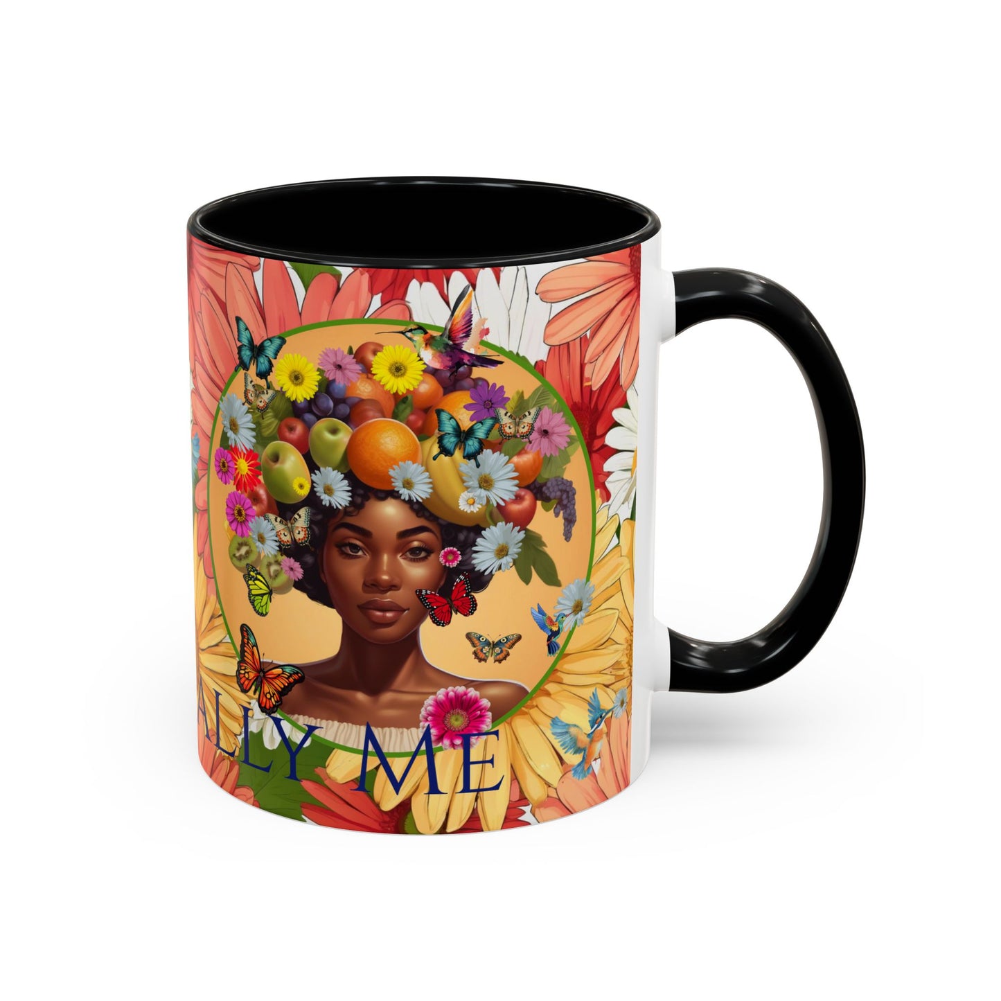 Organically Me Gerber Joy3 Plant Garden Vegan Ceramic Plant Mug with Woman (11oz) 8 Color Combos