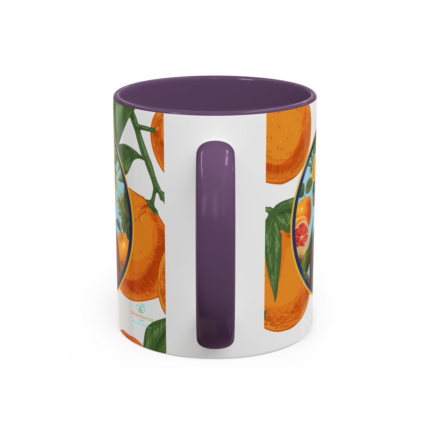 100% Organic Orange Plant Garden Vegan Ceramic Plant Mug with Black woman (11oz) 8 Color Combos
