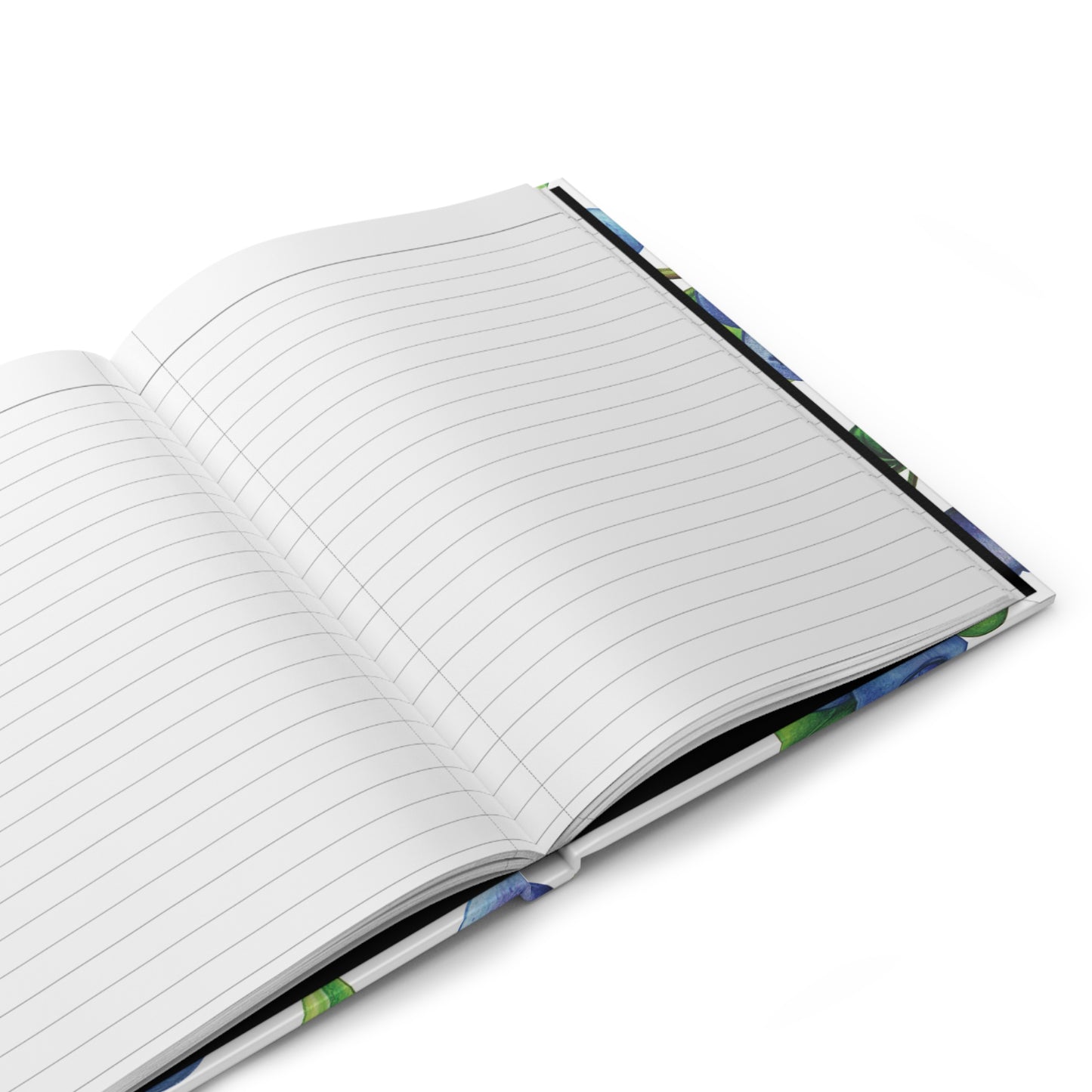 Organically Me Blueberry Plant, Garden & Vegan Hardcover Journal, Matte 150 pages, Black women