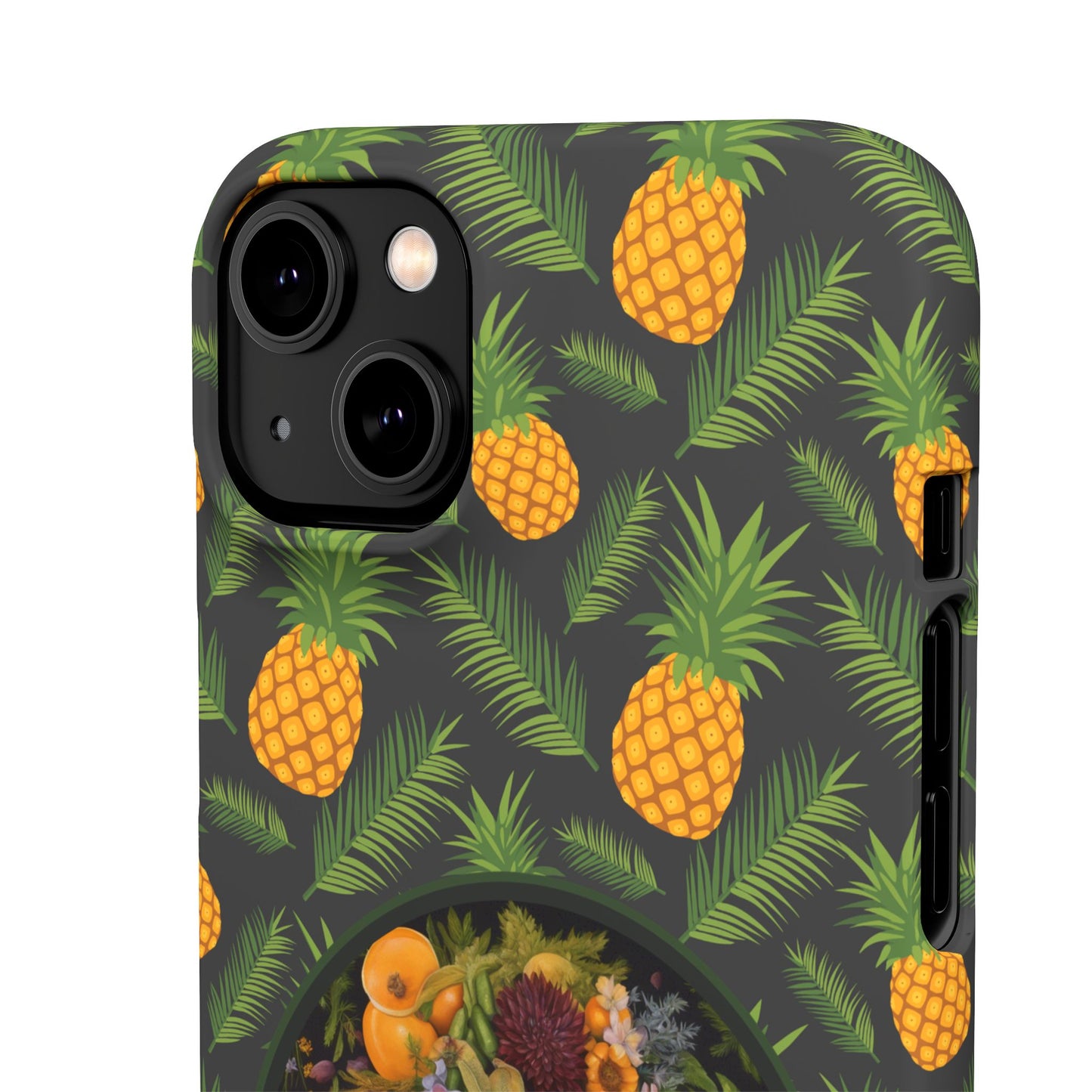 Organically Me A Pineapple Plant Garden Snap Case with Black Woman