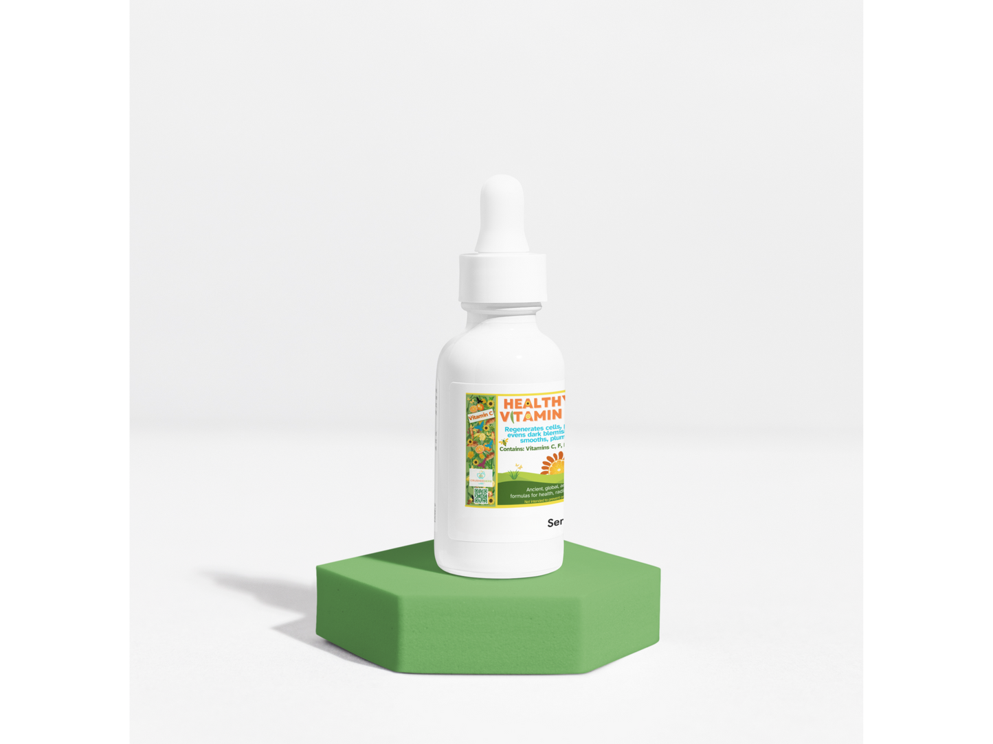 Healthy Face Vitamin Serum with Vitamin C and Niacinamide, 1 oz