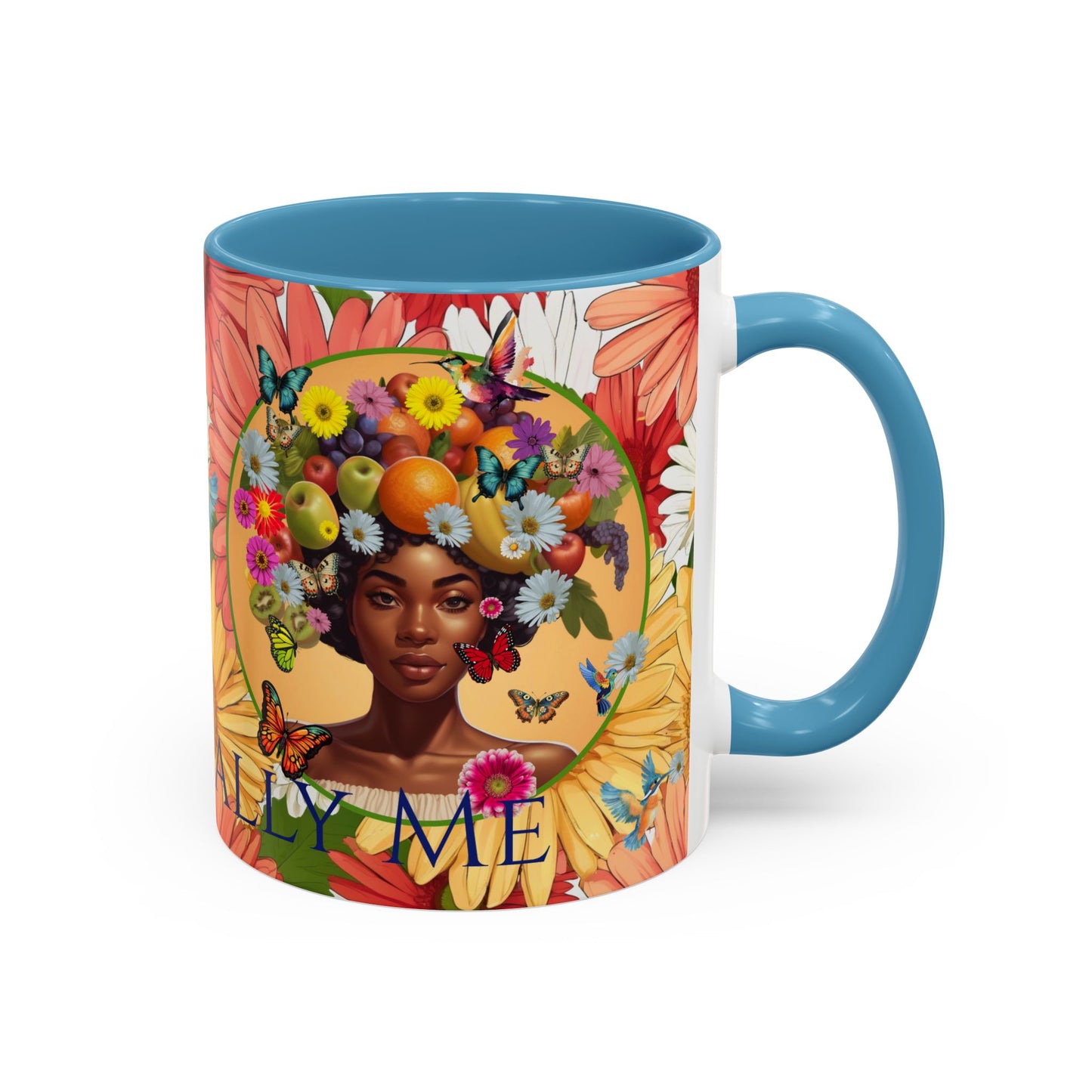 Organically Me Gerber Joy3 Plant Garden Vegan Ceramic Plant Mug with Woman (11oz) 8 Color Combos