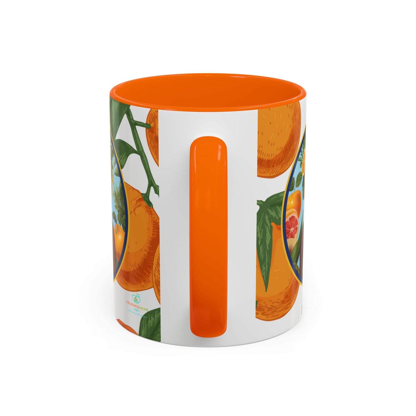 100% Organic Orange Plant Garden Vegan Ceramic Plant Mug with Black woman (11oz) 8 Color Combos