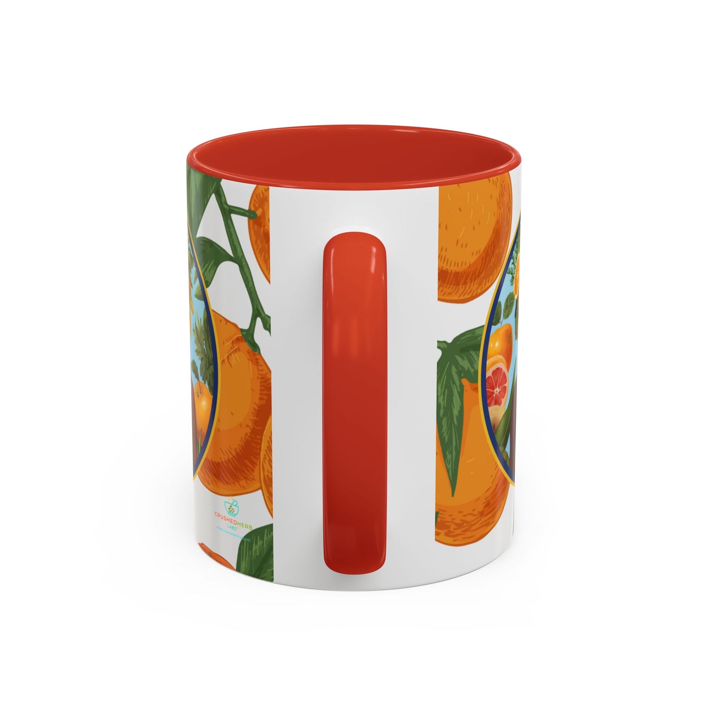 100% Organic Orange Plant Garden Vegan Ceramic Plant Mug with Black woman (11oz) 8 Color Combos