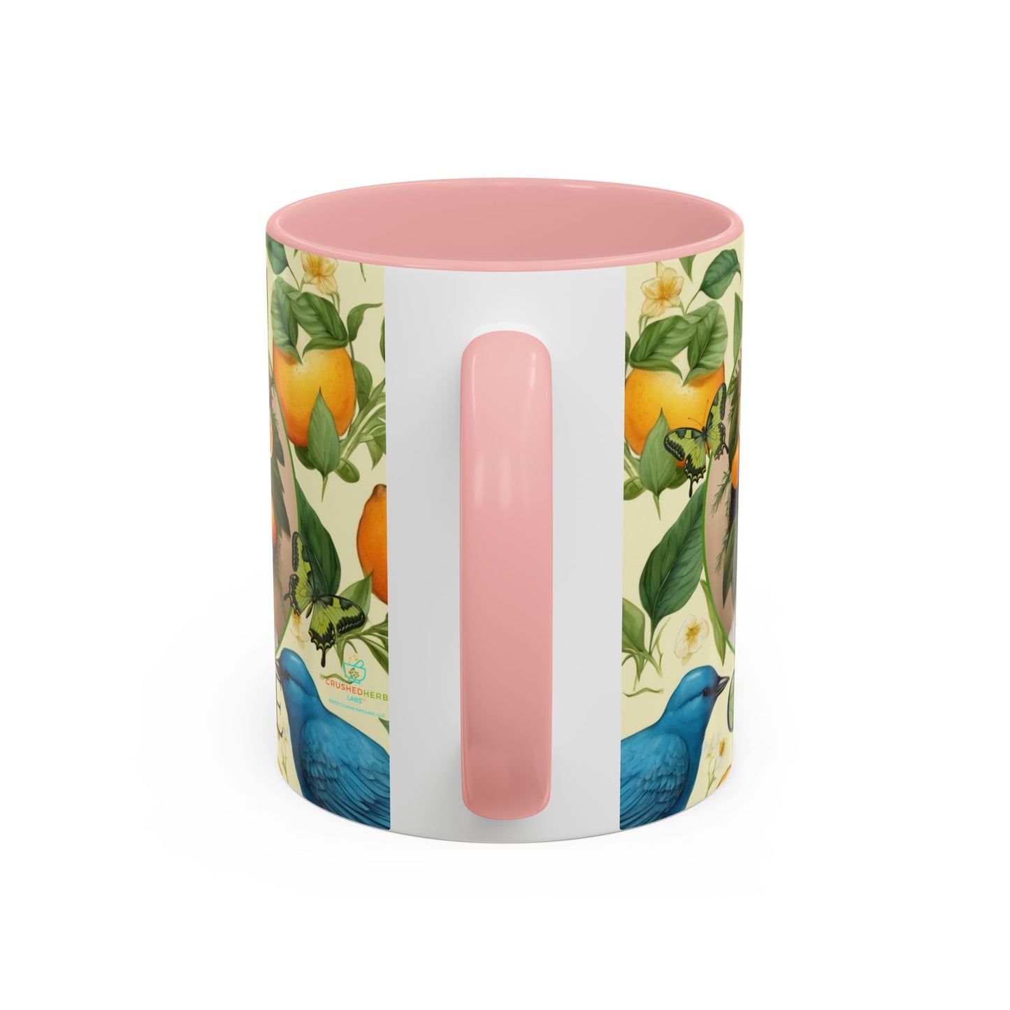 Organically Me A Lemon Bluebird Plant Garden Vegan Ceramic Plant Mug with Black woman (11oz) 8 Color Combos