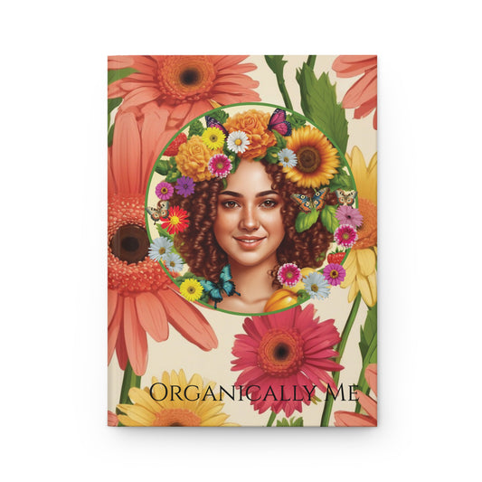 100% Organic Daisy Joy2 Plant Garden & Vegan Hardcover Journal, Matte 150 pages Double Sided