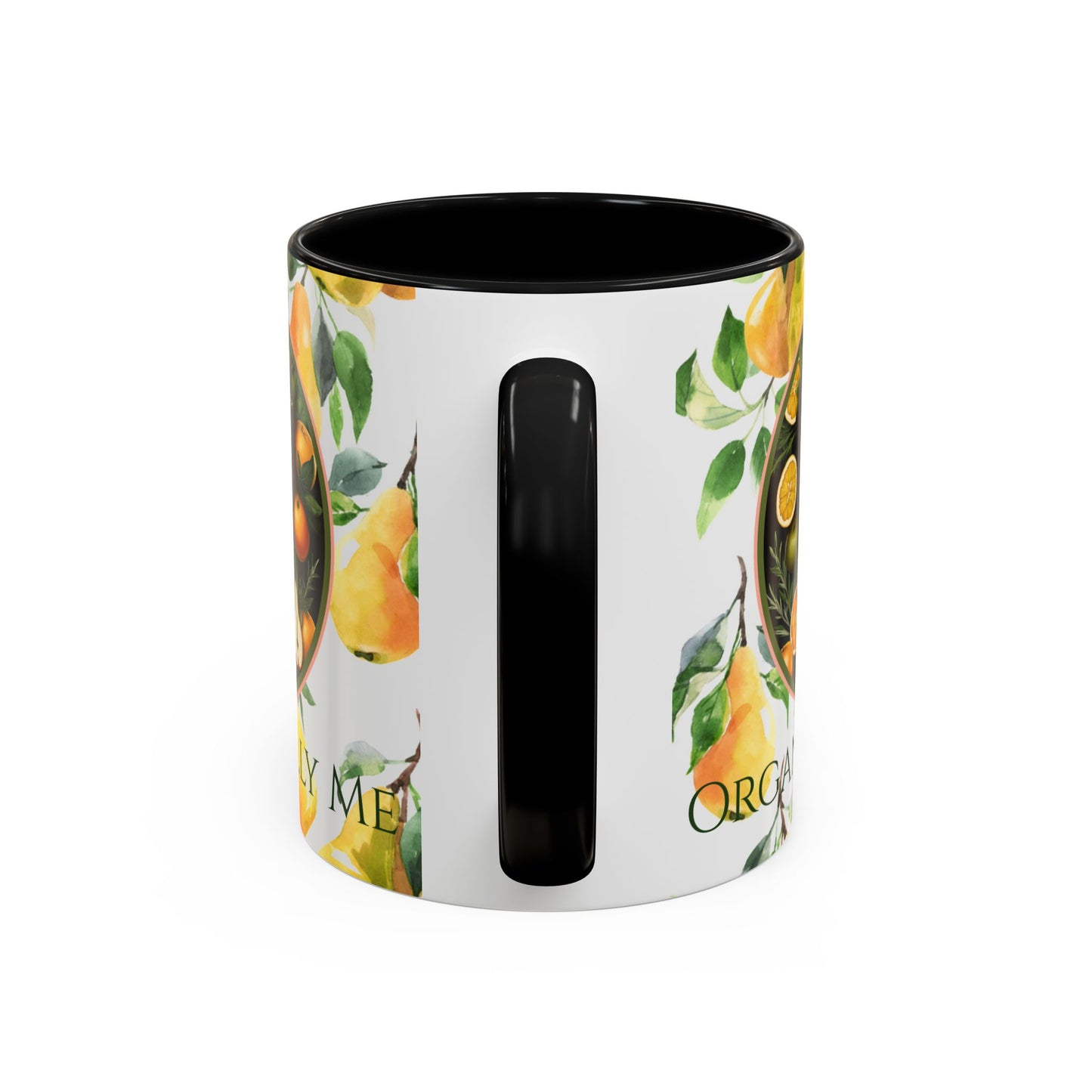 Organically Me Yellow Pear Plant Garden Vegan Ceramic Plant Mug with Black woman (11oz) 8 Color Combos