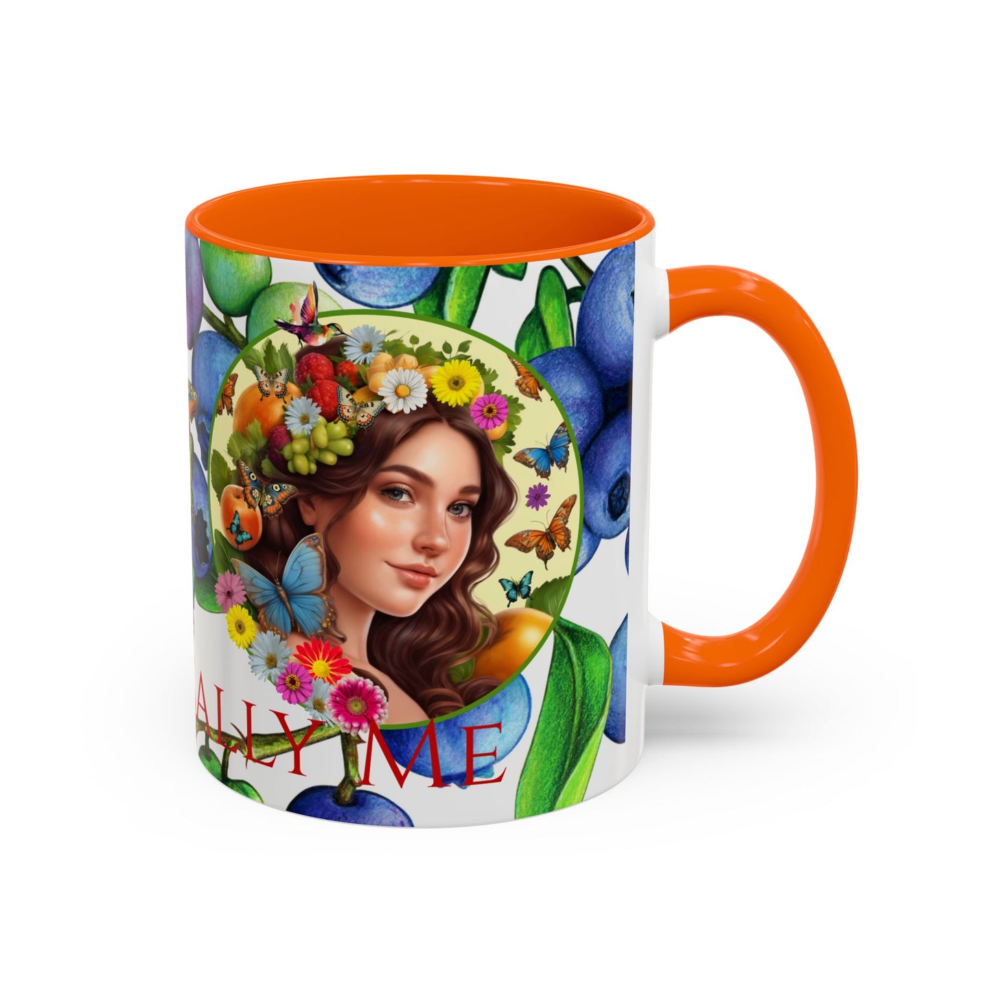 Organically Me Blueberry Bella Plant2 Garden Vegan Ceramic Plant Mug with (11oz) 8 Color Combos