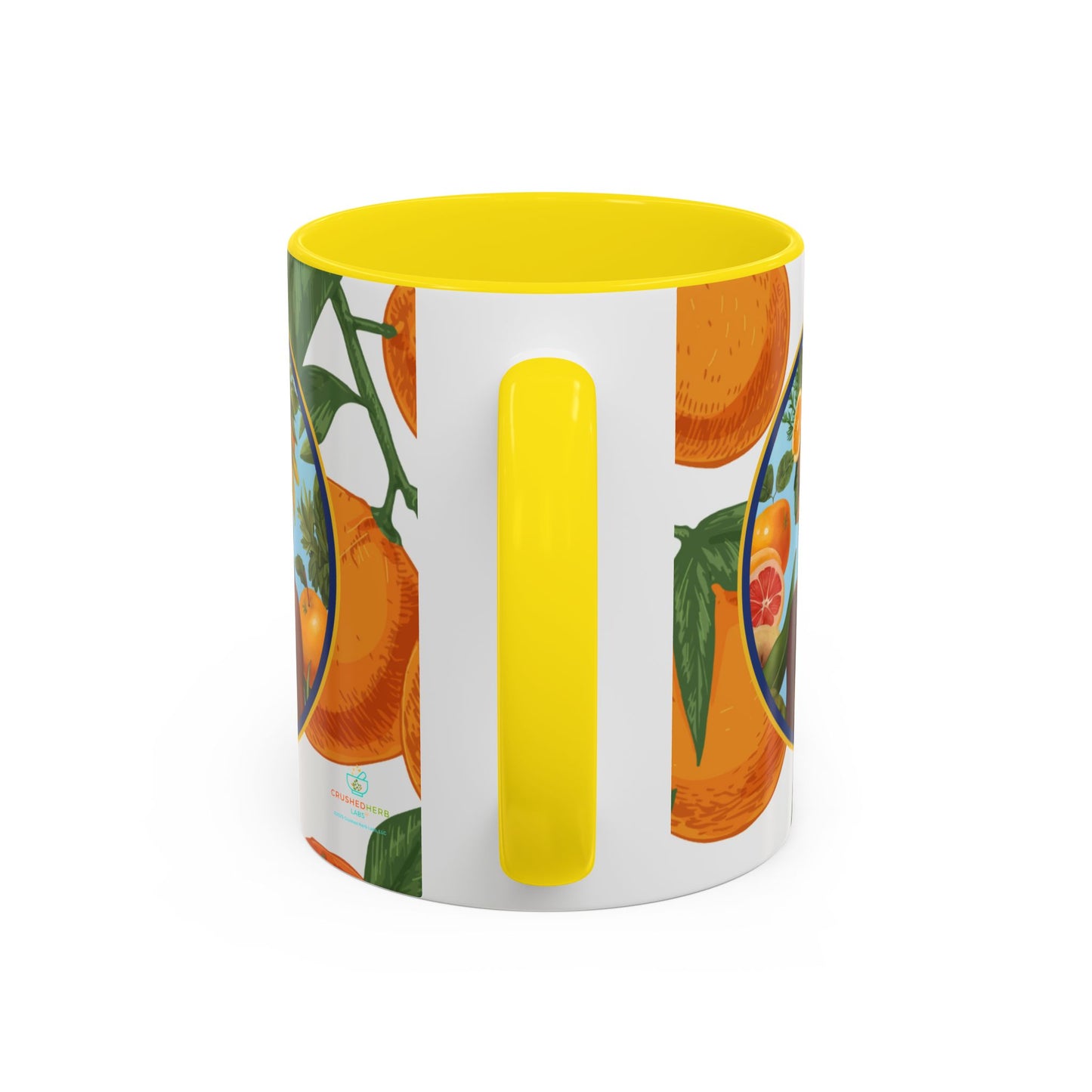 100% Organic Orange Plant Garden Vegan Ceramic Plant Mug with Black woman (11oz) 8 Color Combos