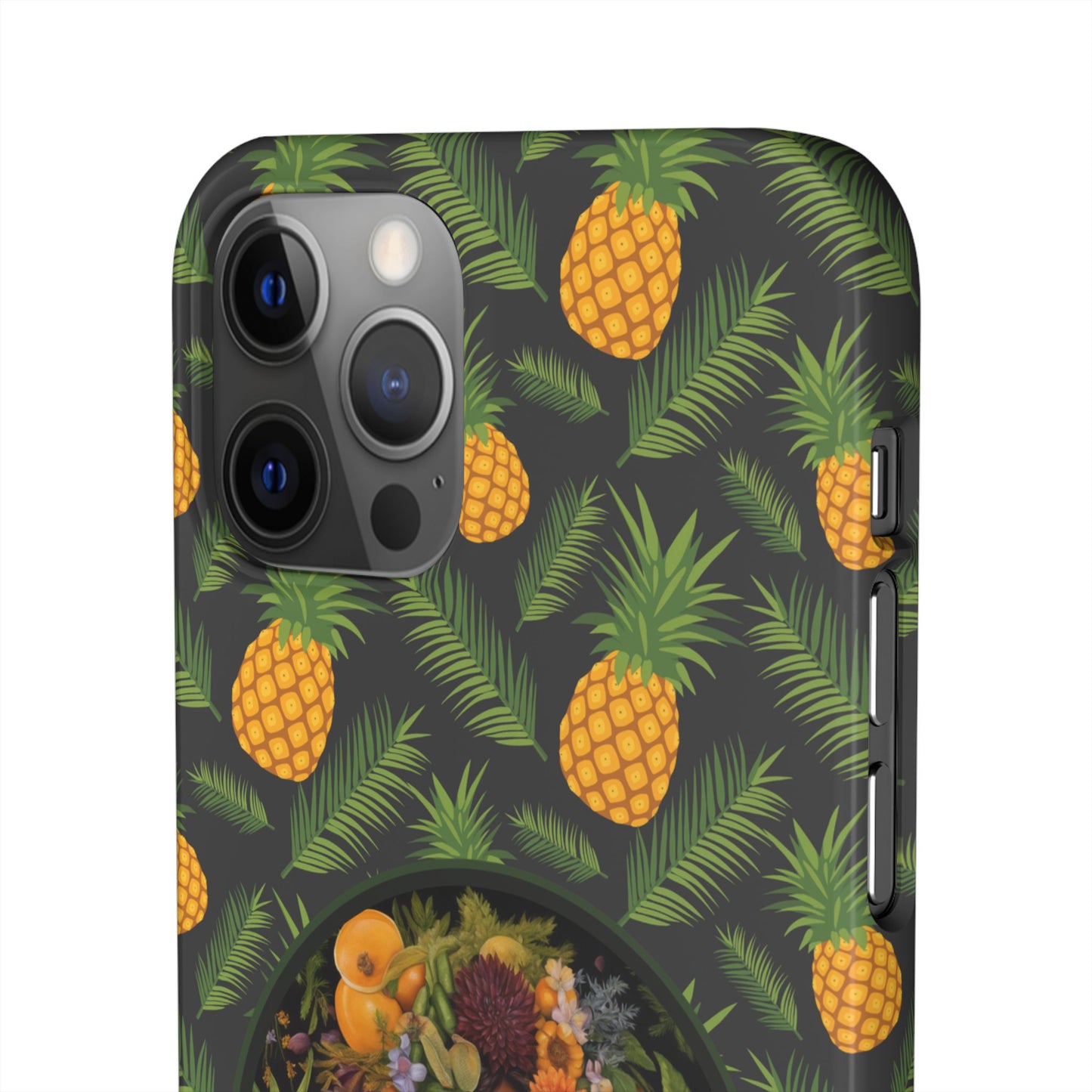 Organically Me A Pineapple Plant Garden Snap Case with Black Woman