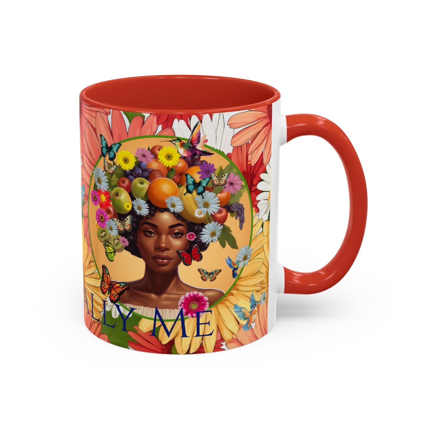 Organically Me Gerber Joy3 Plant Garden Vegan Ceramic Plant Mug with Woman (11oz) 8 Color Combos
