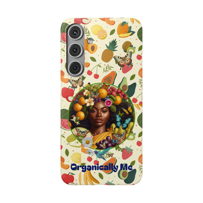 Organically Me Fruit & Veggie Queen Plant Garden Snap Phone Case with Black Woman, for iPhone and Android
