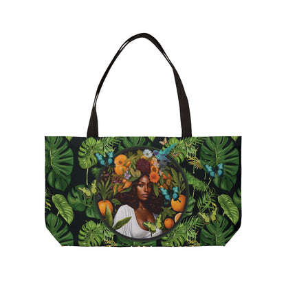 100% Organic A Fern Nadia Monstera Plant Garden Weekender Tote Bag