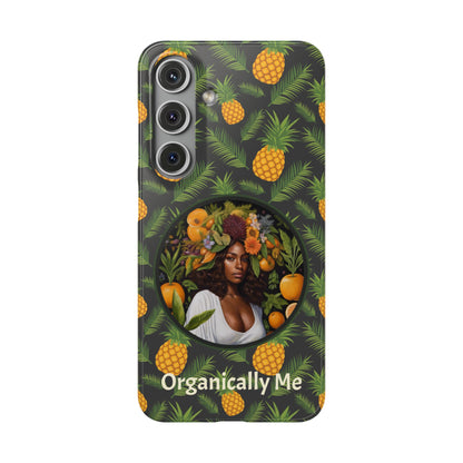Organically Me A Pineapple Plant Garden Snap Case with Black Woman