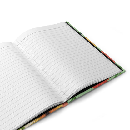 100% Organic Daisy Joy2 Plant Garden & Vegan Hardcover Journal, Matte 150 pages Double Sided