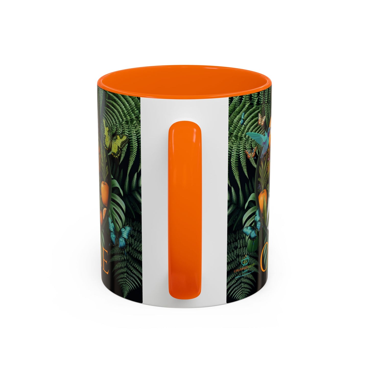 100% Organic A Fern Monstera Plant Garden Vegan Ceramic Plant Mug with Black woman (11oz) 8 Color Combos