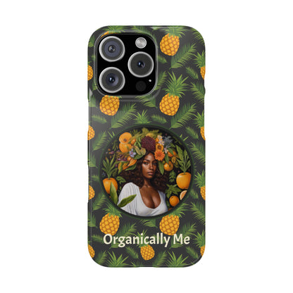 Organically Me A Pineapple Plant Garden Snap Case with Black Woman