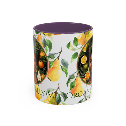 Organically Me Yellow Pear Plant Garden Vegan Ceramic Plant Mug with Black woman (11oz) 8 Color Combos
