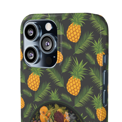 Organically Me A Pineapple Plant Garden Snap Case with Black Woman
