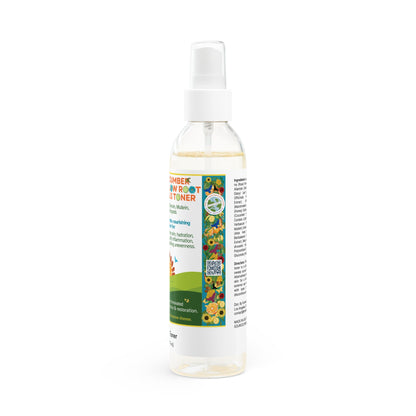 Rose Cucumber Marshmallow Root Botanicals Facial Toner (Sensitive Skin & Fragrance-free) with Honey, Aloe, Allantoin, Mullein, Marigolds & Blue Daisies (6oz)