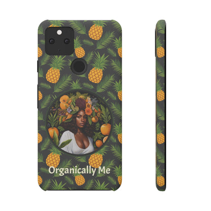 Organically Me A Pineapple Plant Garden Snap Case with Black Woman