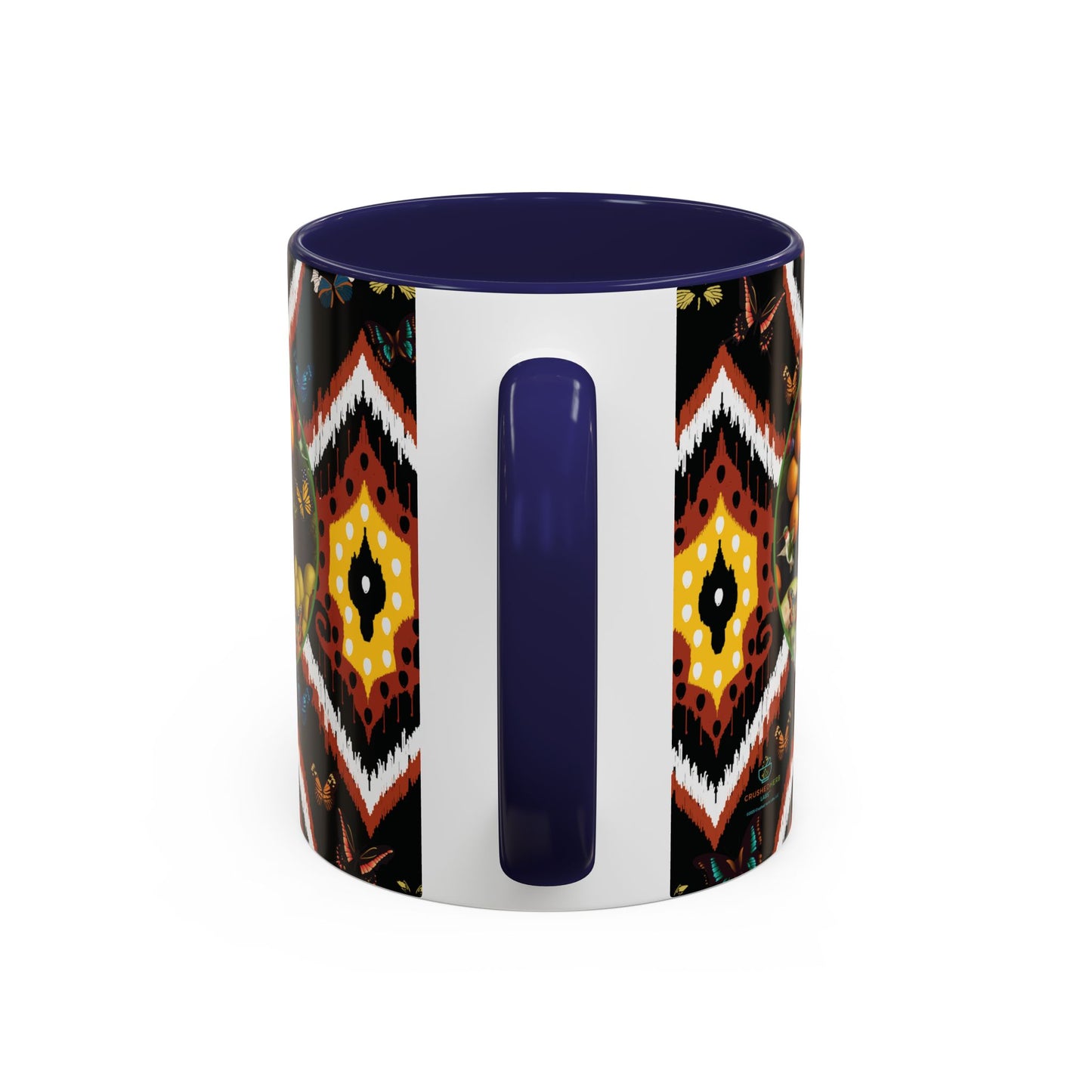 Organically Me A.1 Tribal Butterfly Plant Garden Vegan Ceramic Plant Mug with Black woman (11oz) 8 Color Combos