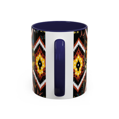 Organically Me A.1 Tribal Butterfly Plant Garden Vegan Ceramic Plant Mug with Black woman (11oz) 8 Color Combos