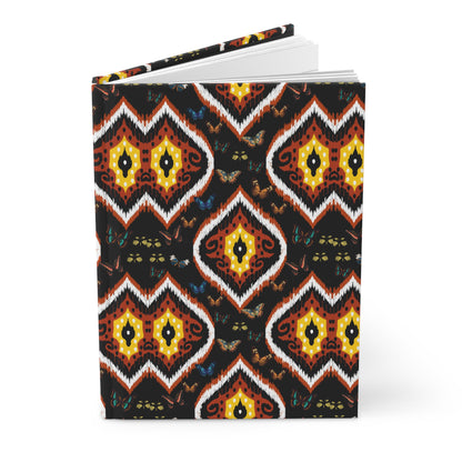 Organically Me A Tribal Butterfly3 Plant Garden & Vegan Hardcover Journal, Matte 150 pages, May be PERSONALIZED