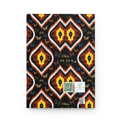 Organically Me A Tribal Butterfly3 Plant Garden & Vegan Hardcover Journal, Matte 150 pages, May be PERSONALIZED