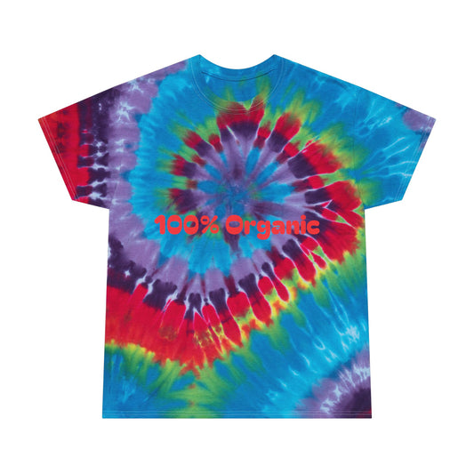 Spiral Tie-Dye 100% Organic Tee Boho Flower Child Artistic Design