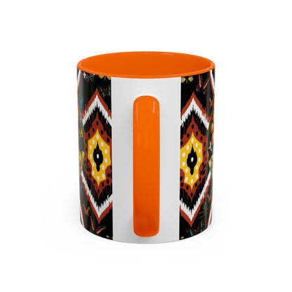 Organically Me A.1 Tribal Butterfly Plant Garden Vegan Ceramic Plant Mug with Black woman (11oz) 8 Color Combos