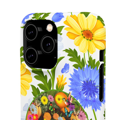 100% Organic Purple Plant Garden Snap Phone Case with Black Woman, for iPhone and Android