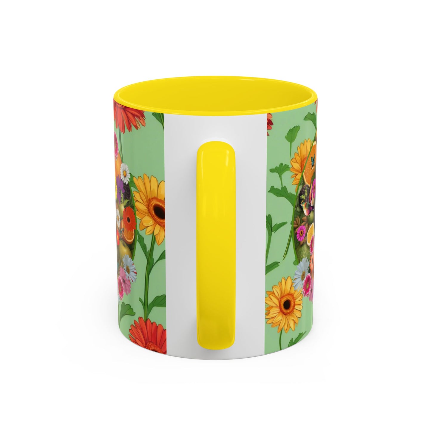 Organically Me A Joy Daisy Plant Garden Vegan Ceramic Plant Mug with Black woman (11oz) 8 Color Combos