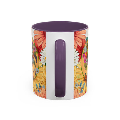Organically Me Gerber Joy3 Plant Garden Vegan Ceramic Plant Mug with Woman (11oz) 8 Color Combos
